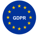 Image shows GDPR certification as kommunicate is GDPR compliant