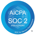 Image shows SOC2 certification as kommunicate is SOC2 compliant