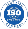 Image shows ISO certification as kommunicate is ISO compliant
