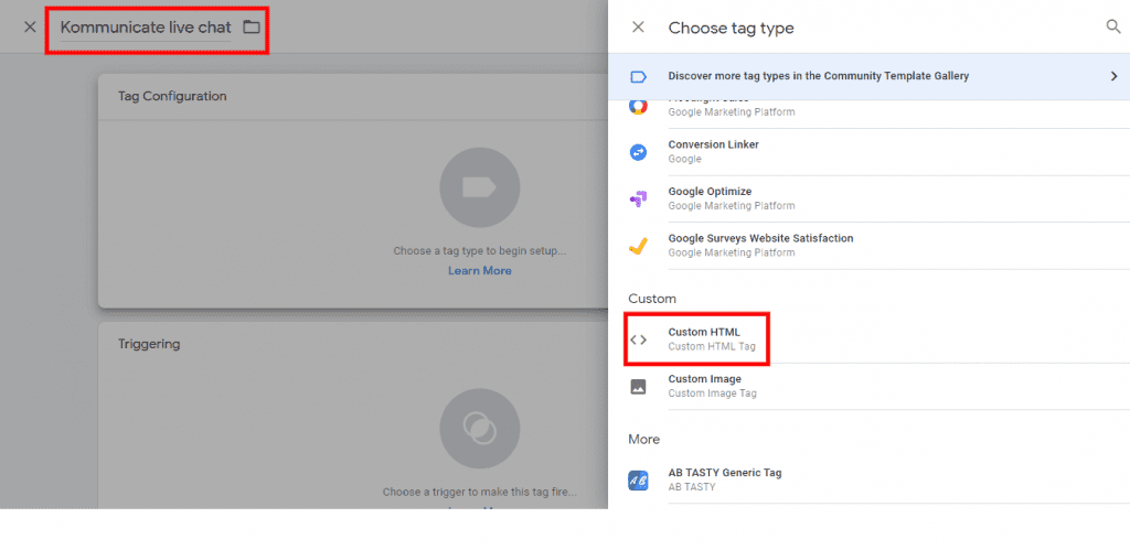 How to Install Live Chat Using a Google Tag Manager - Kommunicate Blog