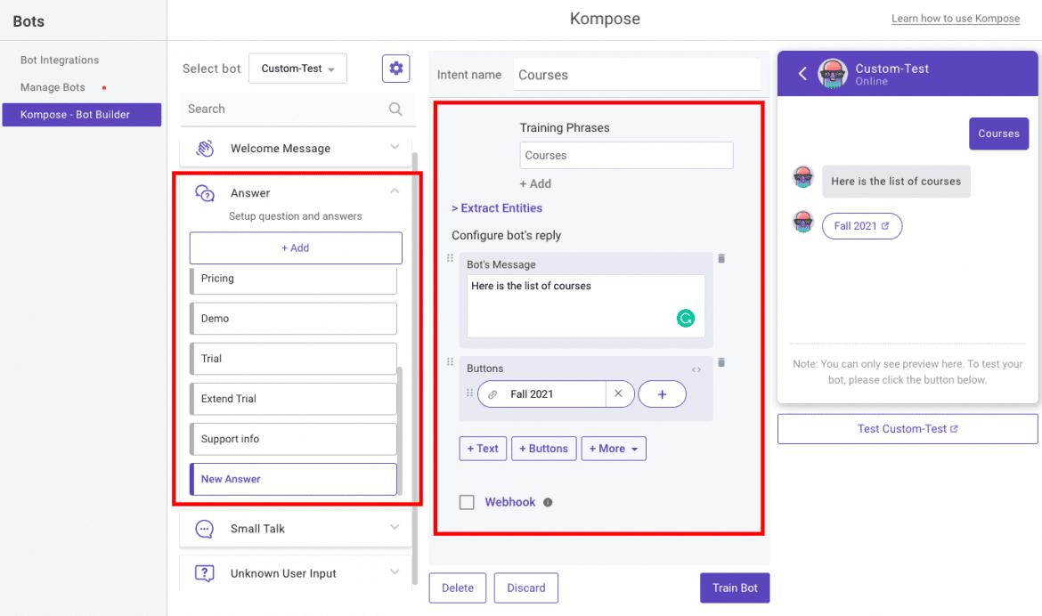 How to Build & Integrate a Chatbot in Moodle