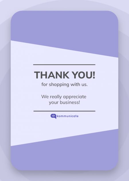 Free Thank You For Your Order Message Templates