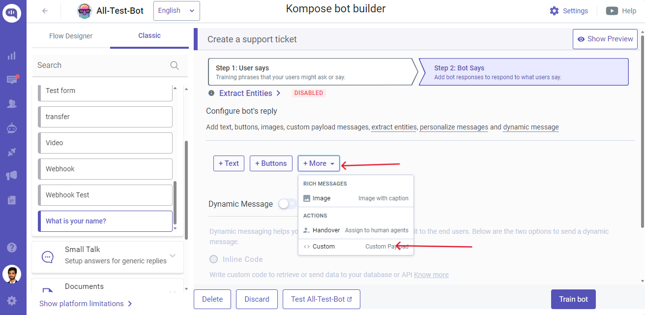 How to Create Freshdesk Tickets from Chatbot Messages